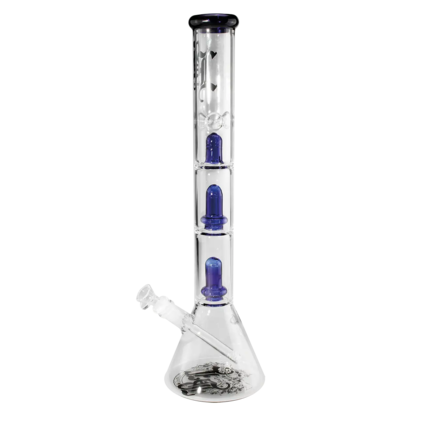 Black Leaf BL Beaker Bong Hielo 2x Percolador Ufo azul