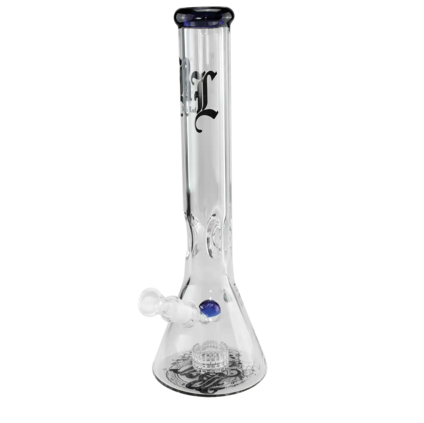 Black Leaf BL Beaker Bong Ice con Perco de Tambor azul