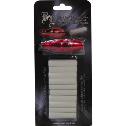Black Leaf Filter Adapter red