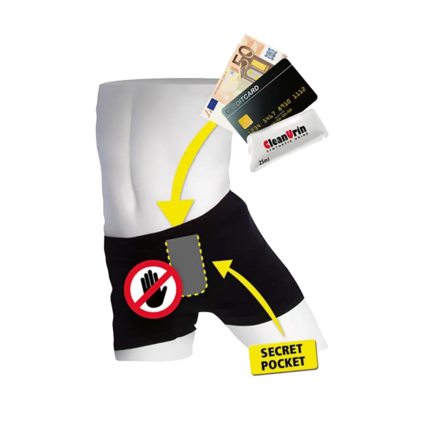 CleanU Unterhose mit Geheimversteck L