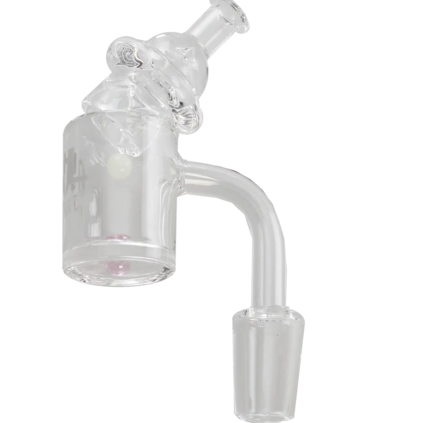 Black Leaf Quarz Banger Spinner Cap + 2 Perlen