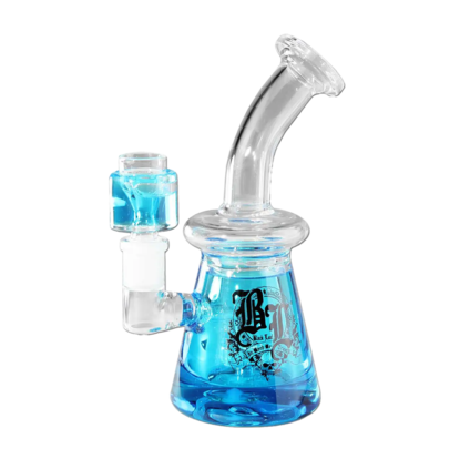Black Leaf BL Liquid Bong mit Trommelperkolator blau