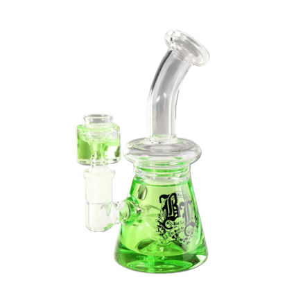 Black Leaf BL Liquid Bong mit Trommelperkolator grün