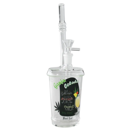 Black Leaf Bong Copa de Cristal GANJA COLADA