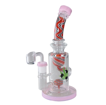 Recycle Black Leaf Bong reciclable para Aceite