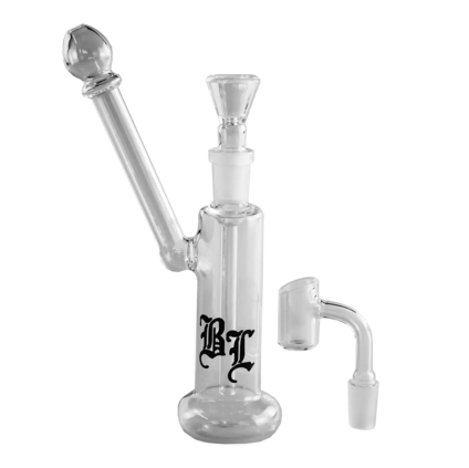 Black Leaf Mini-Bong inkl. Banger