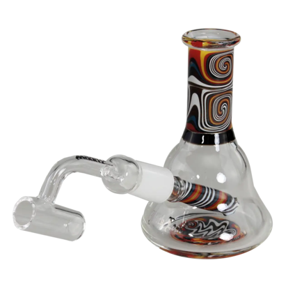Black Leaf Mini Oil Bong blue/multi-coloured