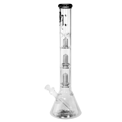 Black Leaf BL Beaker Bong Hielo 2x Percolador Ufo gris