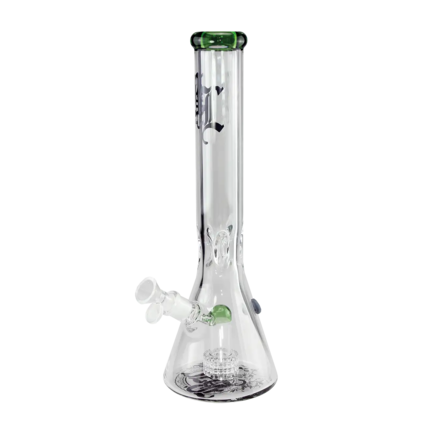 Black Leaf BL Beaker Bong Ice con Perco de Tambor verde