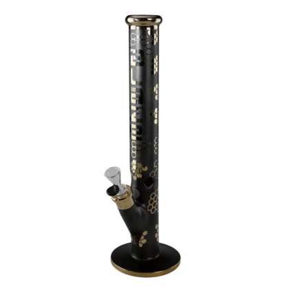 Blaze Glass BLAZE Ice Bong gold metallic/anthracite matt