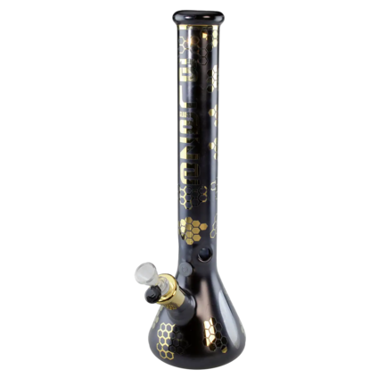 Blaze Glass BLAZE Ice Bong gold metallic/anthracite matt