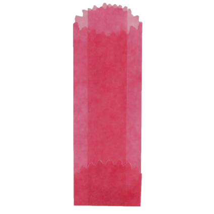 Bolsa de pergamento rosa