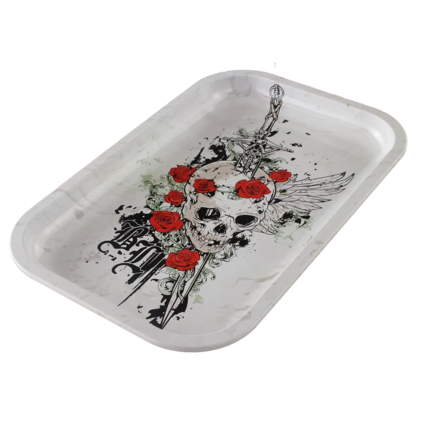 Black Leaf SKULL+ROSES bandeja para liar