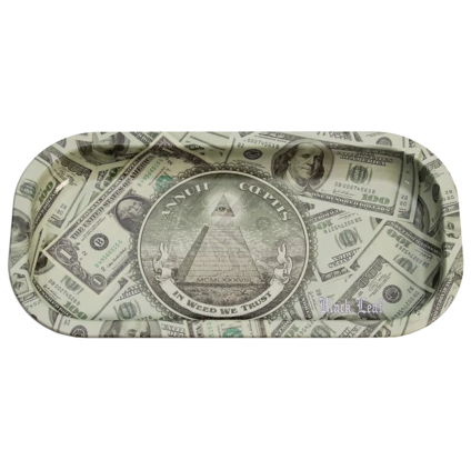 Black Leaf In Weed We Trust Camo Mixing Tray