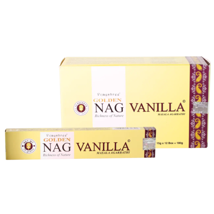 Vijayshree Golden Nag Vanilla Incienso