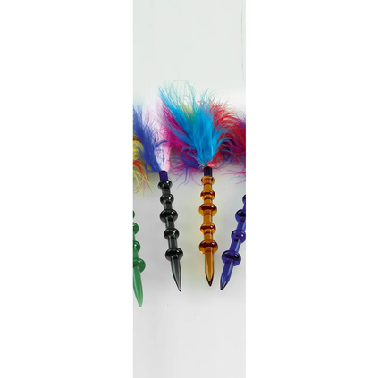 Glass Dabber Feathers Colour Mix