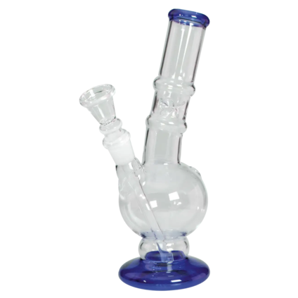 Bong de cristal Ice mini transparente/azul