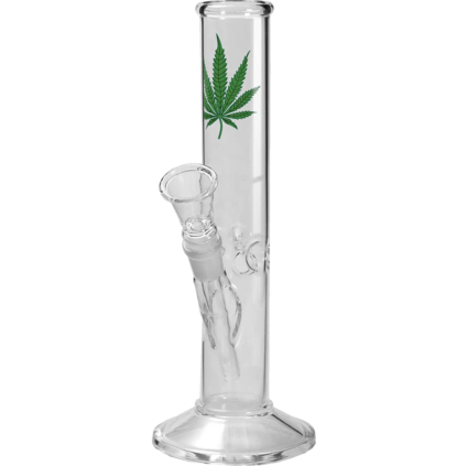 Bong de cristal Ice Hoja de cáñamo