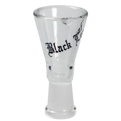 Black Leaf Glass Bowl