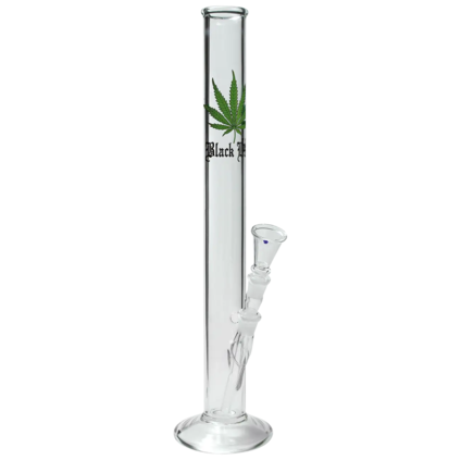 Black Leaf Glass Bong LEAF