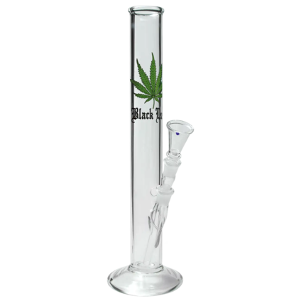 Black Leaf Glass Bong LEAF
