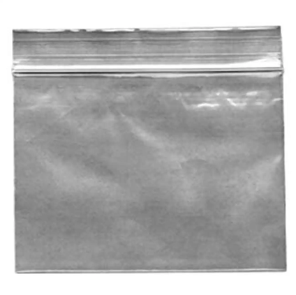Bolsa Zip transparente neutra