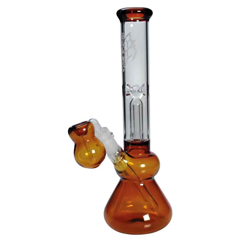 Black Leaf Bong Percolador Hielo ámbar