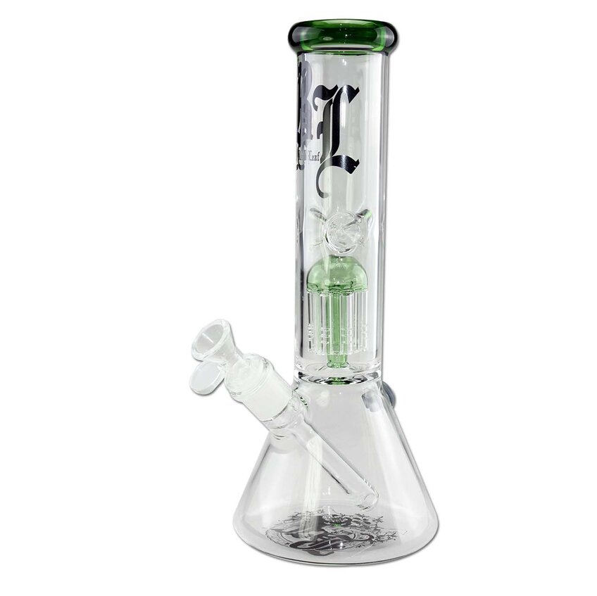 Black Leaf BL Beaker Bong Ice con Perco de 8 Brazos verde