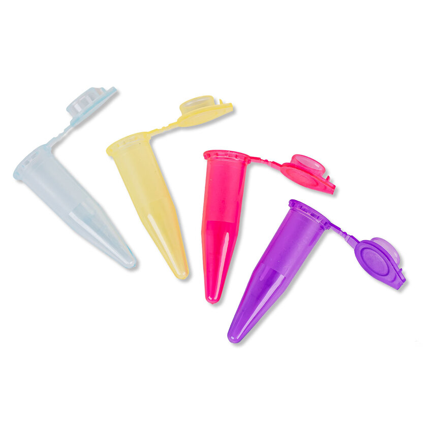 Recipiente de Reacción 1,5ml Tapa adjunta colorful