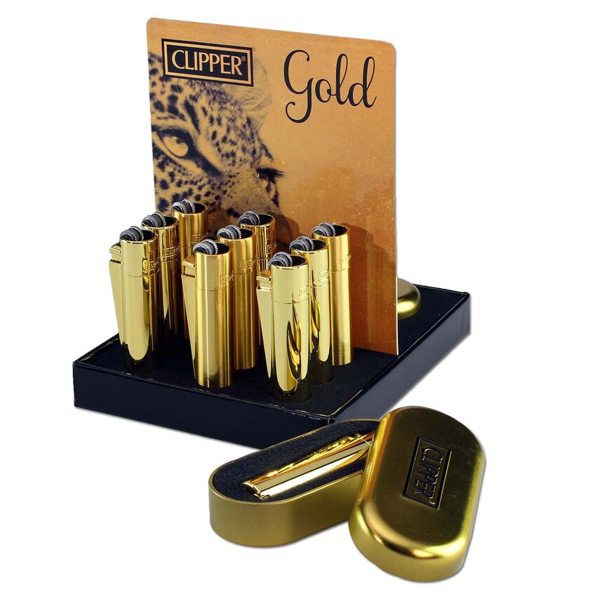 'metal by CLIPPER' Encendedores 'Gold'