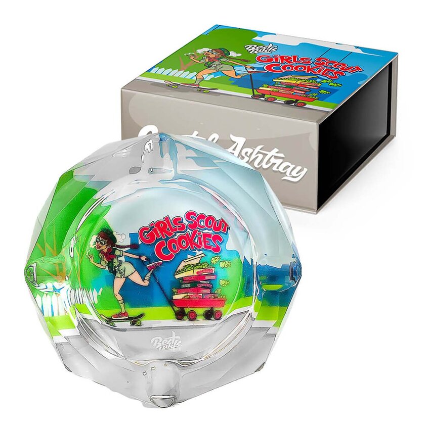 Best Buds Crystal Ashtray GIRL SCOUT COOKIES