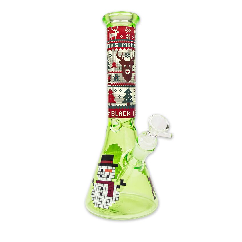 Black Leaf Bong Hielo CHRISTMAS VIBES verde