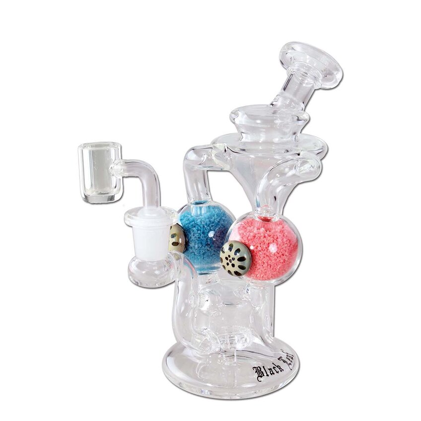 Black Leaf Bong Reciclable GLOW IN THE DARK