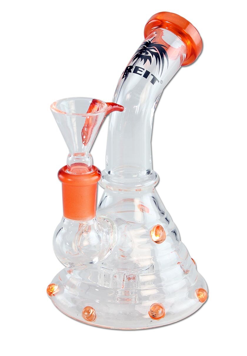Breit Tachuelas Bong con Perco de Tambor naranja