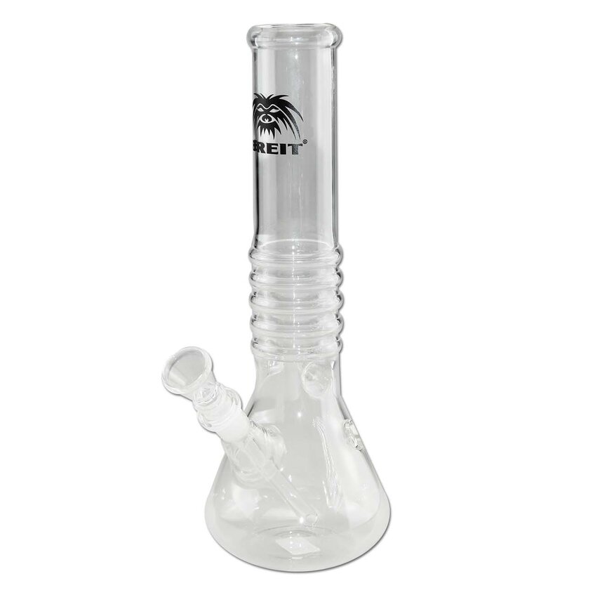 Black Leaf 'Breit' Bong Hielo Tubo estriado