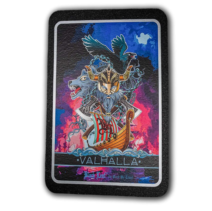 Black Leaf Dab Mat VALHALLA