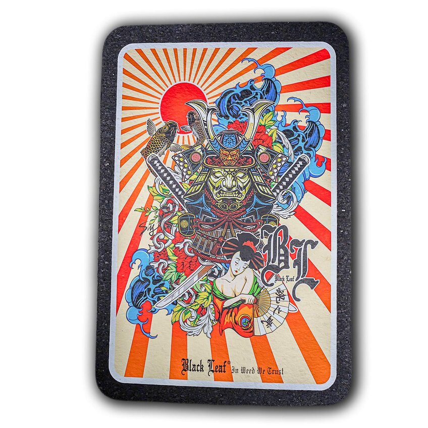 Black Leaf Dab Mat RONIN + GANESHA